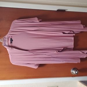 Pink short sleeve cardigan